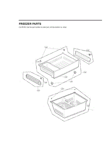 Freezer Parts parts for Lg Refrigerator 73115 from AppliancePartsPros.com