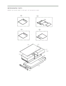 Refrigerator Parts parts for Lg Refrigerator 73115 from AppliancePartsPros.com