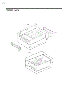 Freezer Parts parts for Lg Refrigerator 73133 from AppliancePartsPros.com