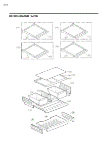 Refrigerator Parts parts for Lg Refrigerator 73133 from AppliancePartsPros.com