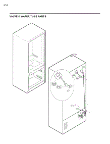 Valve & Water Tube Parts parts for Lg Refrigerator 73133 from AppliancePartsPros.com