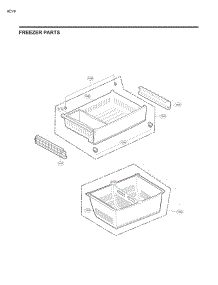 Freezer Parts parts for Lg Refrigerator 73139 from AppliancePartsPros.com