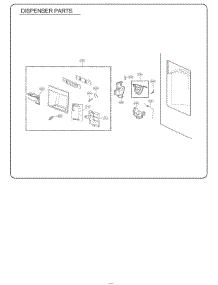 Section 4 parts for Lg Refrigerator 73153 from AppliancePartsPros.com