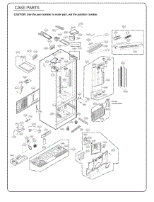 Section 7 parts for Lg Refrigerator 73153 from AppliancePartsPros.com