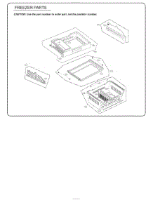 Freezer Parts parts for Lg Refrigerator 73157 from AppliancePartsPros.com