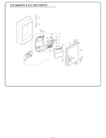 Ice Maker & Ice Bin Parts parts for Lg Refrigerator 73157 from AppliancePartsPros.com