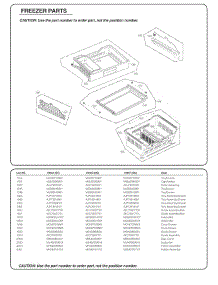 Freezer Parts parts for Lg Refrigerator 73163 from AppliancePartsPros.com