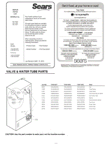 Valve & Water Tube Parts parts for Lg Refrigerator 73165 from AppliancePartsPros.com