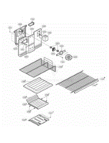 Freezer Parts parts for Lg Refrigerator 73269 from AppliancePartsPros.com