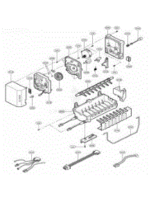 Ice Maker Parts 2 parts for Lg Refrigerator 73269 from AppliancePartsPros.com
