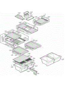 Refrigerator Parts parts for Lg Refrigerator 73962 from AppliancePartsPros.com