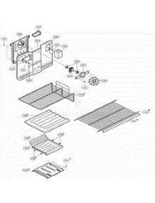 Freezer Parts parts for Lg Refrigerator 73969 from AppliancePartsPros.com