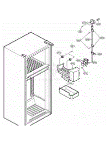 Ice Maker Parts 1 parts for Lg Refrigerator 73969 from AppliancePartsPros.com