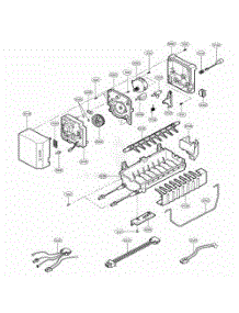 Ice Maker Parts 2 parts for Lg Refrigerator 73969 from AppliancePartsPros.com