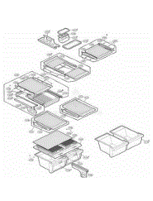 Refrigerator Parts parts for Lg Refrigerator 73969 from AppliancePartsPros.com