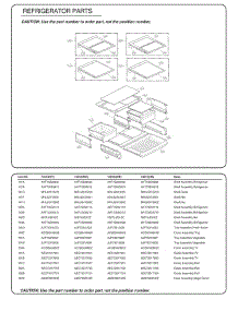 Refrigerator Parts parts for Lg Refrigerator 74013 from AppliancePartsPros.com