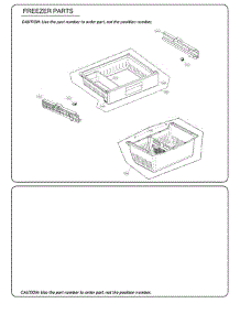 Freezer Parts parts for Lg Refrigerator 74019 from AppliancePartsPros.com