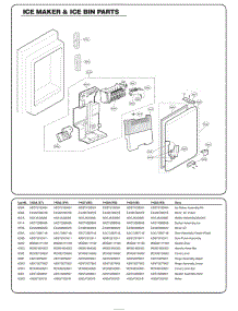 Freezer Parts parts for Lg Refrigerator 74029 from AppliancePartsPros.com