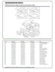Refrigerator Parts parts for Lg Refrigerator 74039 from AppliancePartsPros.com