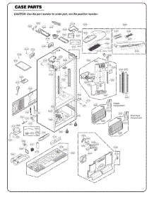 Section 2 parts for Lg Refrigerator 74042 from AppliancePartsPros.com