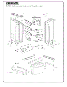 Section 3 parts for Lg Refrigerator 74042 from AppliancePartsPros.com