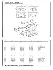 Refrigerator Parts parts for Lg Refrigerator 74043 from AppliancePartsPros.com