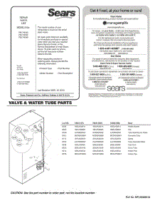 Valve & Water Tube Parts parts for Lg Refrigerator 74043 from AppliancePartsPros.com