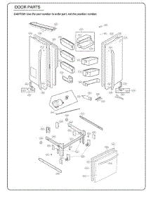 Section 3 parts for Lg Refrigerator 74092 from AppliancePartsPros.com