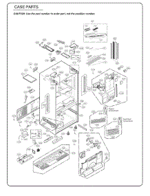 Section 2 parts for Lg Refrigerator 74099 from AppliancePartsPros.com
