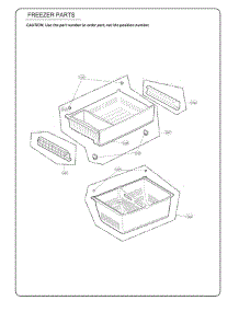 Freezer Parts parts for Lg Refrigerator 74102 from AppliancePartsPros.com