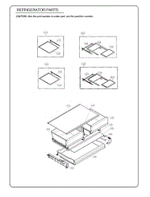 Refrigerator Parts parts for Lg Refrigerator 74102 from AppliancePartsPros.com