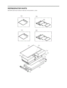 Refrigerator Parts parts for Lg Refrigerator 74109 from AppliancePartsPros.com