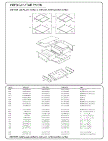 Refrigerator Parts parts for Lg Refrigerator 74113 from AppliancePartsPros.com