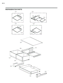 Refrigerator Parts parts for Lg Refrigerator 74145 from AppliancePartsPros.com