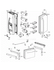 Door Parts parts for Lg Refrigerator 74147 from AppliancePartsPros.com
