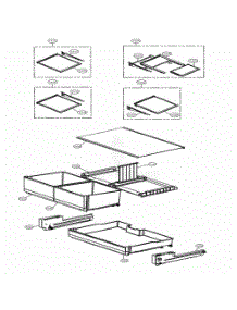Refrigerator Parts parts for Lg Refrigerator 74147 from AppliancePartsPros.com