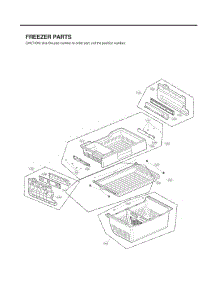 Freezer Parts parts for Lg Refrigerator 74305 from AppliancePartsPros.com