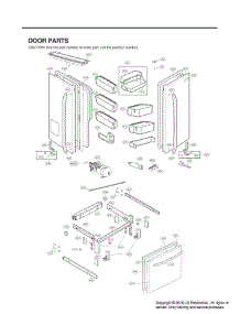 Section 4 parts for Lg Refrigerator 74309 from AppliancePartsPros.com