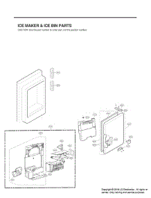 Section 7 parts for Lg Refrigerator 74309 from AppliancePartsPros.com