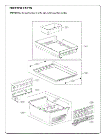 Section 2 parts for Lg Refrigerator 74405 from AppliancePartsPros.com