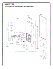 Section 4 parts for Lg Refrigerator 74405 from AppliancePartsPros.com