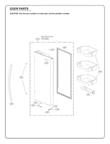 Section 5 parts for Lg Refrigerator 74405 from AppliancePartsPros.com
