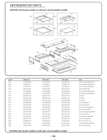 Refrigerator Parts parts for Lg Refrigerator 75043 from AppliancePartsPros.com
