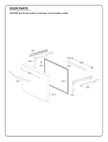 Section 6 parts for Lg Refrigerator 75067 from AppliancePartsPros.com