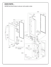 Section 5 parts for Lg Refrigerator 75075 from AppliancePartsPros.com
