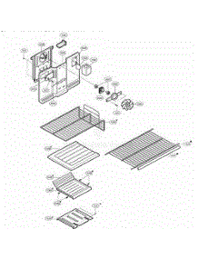 Freezer Parts parts for Lg Refrigerator 75252 from AppliancePartsPros.com