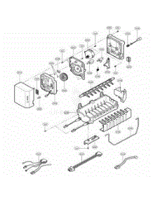 Ice Maker Parts 2 parts for Lg Refrigerator 75252 from AppliancePartsPros.com