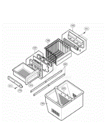 Freezer Parts parts for Lg Refrigerator 75546 from AppliancePartsPros.com