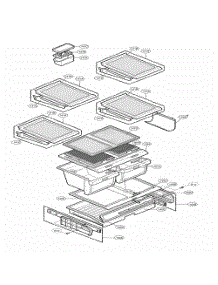 Refrigerator Parts parts for Lg Refrigerator 75546 from AppliancePartsPros.com