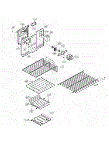 Freezer Parts parts for Lg Refrigerator 75952 from AppliancePartsPros.com